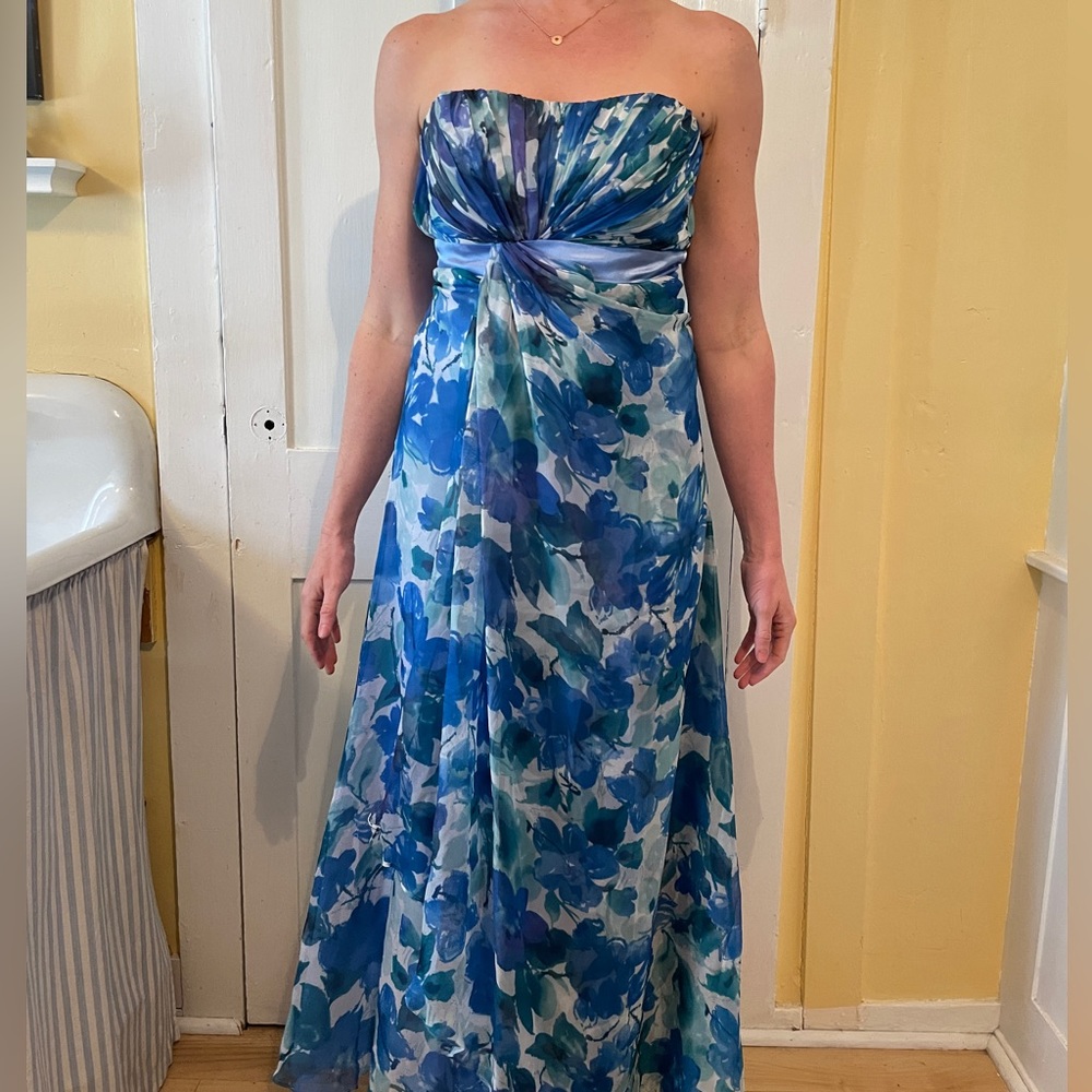 Gorgeous floral bridesmaid dress